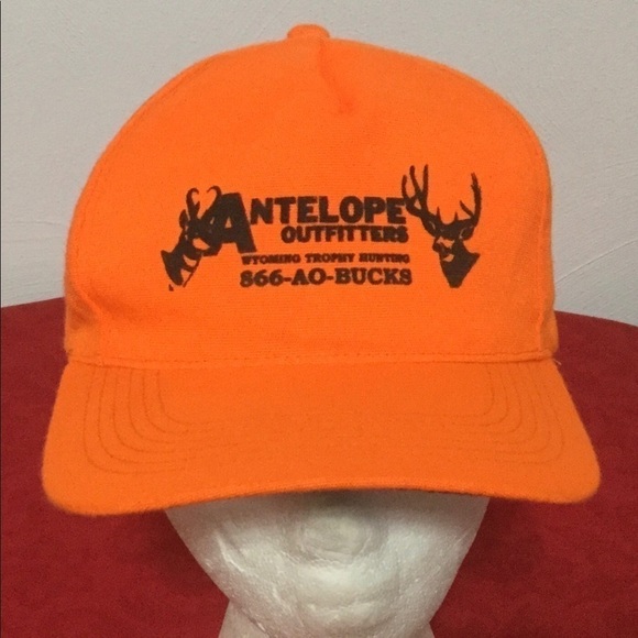 VINTAGE ANTELOPE OUTFITTERS MOOSE HUNTING HAT Cap - Picture 1 of 7
